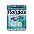 thumbnail image 2 of (3 pack) Rolaids Extra Strength Chewable Antacid Tablets for Acid Indigestion and Heartburn, Mint, 3x10 Count, 2 of 7