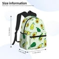 thumbnail image 4 of Picia Cartoon Fruit Large Capacity Backpack Classic Style Backpack Casual Backpack Water-Resistant School Work Travel Outdoor Backpack, 4 of 8