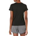 thumbnail image 1 of Champion Womens Logo Basic T-Shirt, Black, Small, 1 of 2