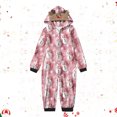 thumbnail image 2 of Penkiiy Family Christmas Onesies Matching Sets Pajamas Holiday Cute Print Pjs Hoodie Fleece Sleepwear for Couple and Kids 2 Years Multicolor, 2 of 4