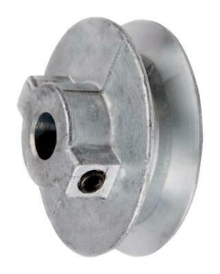 Dia Chicago Die Cast  4 in Zinc  Single V Grooved Pulley 