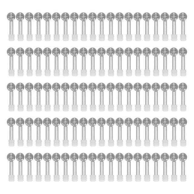 Juego de 100 tornillos y tuercas M6 para montaje en panel de muebles, juego de ruedas excéntricas de calidad inigualable