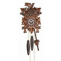 Jewelry by Sweet Pea Brown Analog Asymmetrical Transitional Wall Clock, 11-09QM