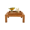 thumbnail image 2 of Kouboo La Jolla Square Rattan Jumbo Sized Centerpiece and Ottoman Tray, for Coffee Table, Breakfast, Drinks, Snack, Bread, 2 of 7