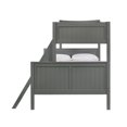 thumbnail image 6 of Picket House Furnishings Santino Twin Over Full Bunk Bed Gray, 6 of 11