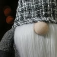 thumbnail image 2 of Northlight 18" Dark Grey and White Table Top Christmas Gnome Decoration, 2 of 4