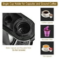 CHULUX Small Coffee Maker Single Serve, Travel One Cup Pod Coffee Maker