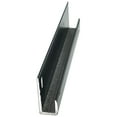 Black ElectroStatic Paint 1/4" Standard Aluminum"J" Channel 12 ft