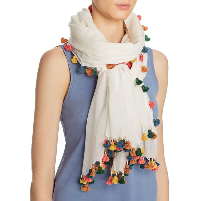 Citrus Foulards Ombrés Oblongs pour Femmes, Multicolore