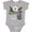 AC-Heather Grey, variant on Inktastic Mississippi Girl Magnolia Flowers and Leaves Girls Baby Bodysuit