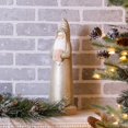thumbnail image 3 of Melrose Santa Christmas Figurines - 17" - Sage Green - Set of 2, 3 of 5