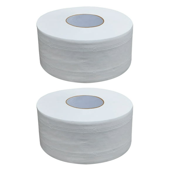 Rollo grande de papel higiénico para el hogar, la oficina o el taller.