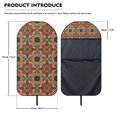 thumbnail image 7 of POLERO Colorful Mandala Terry Cloth Car Seat Cover Sweat Proof, Non Slip Waterproof Microfiber Towel Cover for Cars Trucks Vans, 7 of 7