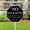 Black, variant on Wowhub Home Security System Signs for Yard, Security Yard Signs with Stake, Protected By Home Security System Sign, 10"x 28", Metal