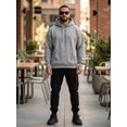 thumbnail image 2 of Sudadera Hoodie para Hombre con Capucha y Bolsillo Frontal Estilo Urbano Ajuste Cómodo, 2 of 5