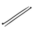 thumbnail image 3 of 4mm x 150mm Nylon Self Locking Cable Zip Ties Fastener Black 100pcs, 3 of 4