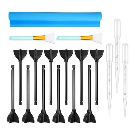 

Resin Mixer Paddles Kit Epoxy Mixer Paint Mixer for Drill Paint Stirrer Drill Attachment for Resin Silicone Mixing
