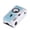 Blue and White, variant on NFTIGB 35MM Film Camera Reusable Lightweight Vintage Retro Camera Built-in Flash with 28MM F/8 Lens 1/120s Shutter Speed Portable Photography Student Festival Gift, Black