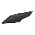 thumbnail image 6 of 21.5 inch Black Decorative Metal Leaf Tray by 90210 Kitchen and Bath, 6 of 6