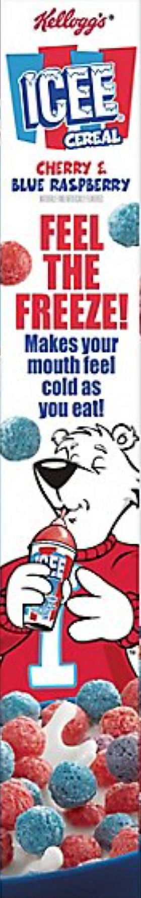 【3種セット売り】ヒスコレ　ブラマジガール、レッドアイズ、ブルーアイズ Kellogg's ICEE Mixed Berry Breakfast Cereal, Cherry & Blue