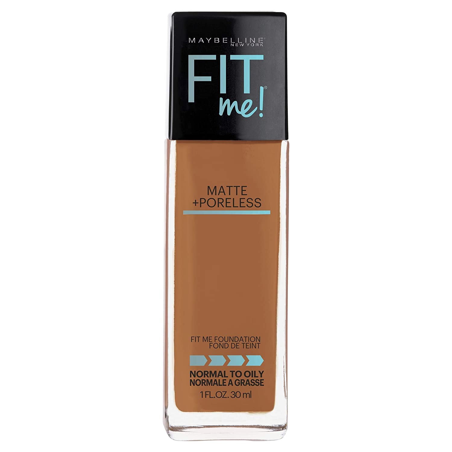 Maybelline Fit Me Matte + Poreless Liquid Foundation Makeup, Coconut, 1