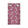 thumbnail image 1 of Abstract Hanging Pocket Organizer, Creative and Asymmetric Round Geometric Shapes Arranged Vertically, Printed Polyester Storage Bag with Pockets, 9" x 16", Dried Rose Coral, 1 of 2