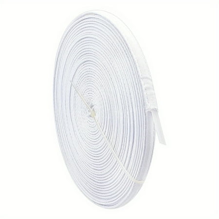 1roll 12 Yards 10mm Cotton Covered Poly Polyester Sewing Garment Accessories Bra Boning Tool for Corsets Bridal Gowns Evening Gowns Lingerie Hats White