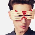 thumbnail image 3 of Gafas de Halloween 2 uds LzGUNGY montura de disfraz para suministros de fiesta, 3 of 5