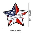 thumbnail image 3 of JoyMoreHome USA Flag Brooch Pin Plated Fashion 4th of July American Patriotic Medal Brooches Clothing Accessories Independence Day, 3 of 6
