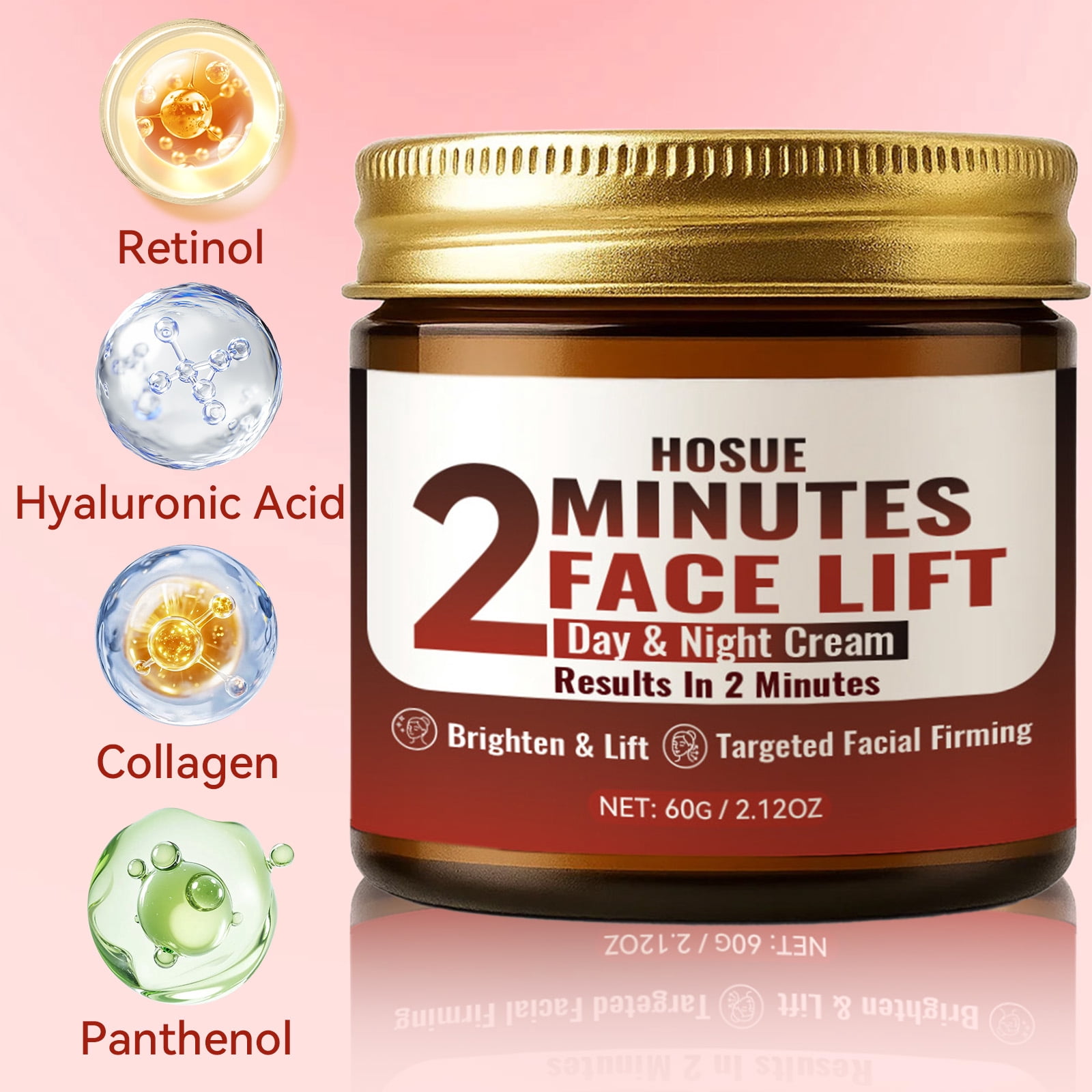 2-Minute Facial Lifting, Firming, and Moisturizing Cream 3pcs
