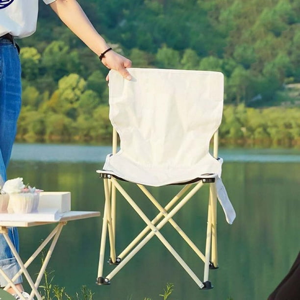 Lot De 2 Chaises De Camping – Pliables Et Légères (1,6 Kg) – Capacité 90 Kg – Tissu Oxford 600D – Sac De Transport Inclus