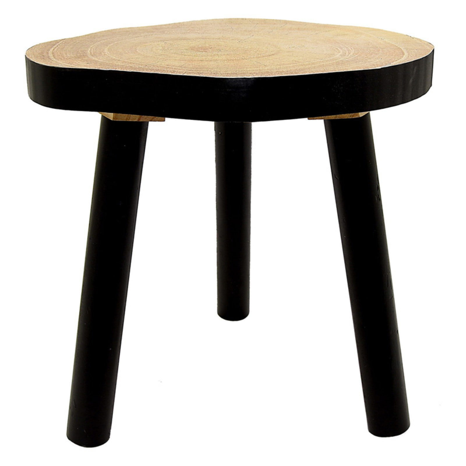 Three Hands Tree Trunk Slice Wood Pedestal Walmart Com