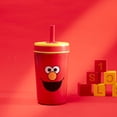 thumbnail image 3 of Zak Designs Sesame Street Kelso Tazas para niños pequeños para viajes o en casa, taza de acero inoxidable con aislamiento al vacío de 12 oz con diseño a prueba de fugas es perfecta para niños (Elmo), 3 of 5
