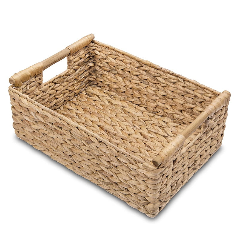Panier De Noël Rectangulaire Vide - Rangement Jouets Ou Décoration Festive Pour Chambre Enfant