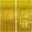 Gold, variant on Pastel Tinsel Backdrop for Easter Decorations, Macaron Rainbow Foil Fringe Curtains 3.2 ft x 8.2 ft for Birthday Party Photo Booth Props Decoration, 2 Pack
