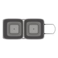 thumbnail image 4 of Rev-A-Shelf Double Pull Out Trash Can 27 Qt for Kitchen, Silver, RV-15KD-17C S, 4 of 9