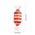 thumbnail image 3 of Mecorevxz Christmas Candy Ornaments Christmas Decorations Plastic Lollipop Hanging Ornaments with Rope Suitable for Xmas Tree Party Holiday Supplies(Red White,D), 3 of 7