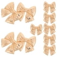 thumbnail image 5 of OUNONA 10pcs Metal Bow Shape Sewing Buttons for Clothes Coat Cloak Sweater Craft Accessories, 5 of 7