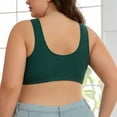 thumbnail image 7 of Jkety Full-Freedom Comfort Front Closure Bra for Women, Wireless Plus Size Bras for Women Green,58, 7 of 7