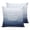 Navy Blue, Indigo, White, variant on Pillow Covers 24x24 Set of 2, Mist Ocean Throw Pillow Covers Decorative Couch Cushion Cover, Coastal Indigo Gray Ombre Sea Waves Minimalist Microfiber Soft Pillowcases for Bedroom Living Room Sofa