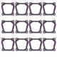 thumbnail image 1 of 12pcs Rocker Arm Valve Cover Gasket Compatible with GX160 GX200 168F 2KW 3KW Gasoline Generator Engine Water Pump - cdsx, 1 of 4