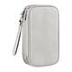 thumbnail image 1 of Organizador portátil para cables de viaje y accesorios. Bolsa de almacenamiento para cargadores. Gris medio, 1 of 9