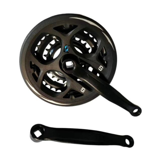 Juego de bielas para bicicleta de 170 mm, fácil de instalar, para bicicleta de montaña, juego de bielas, platos de 42/32/24T, mantenimiento y