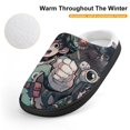 thumbnail image 4 of Cartoon My Hero Academia Kid's Cotton Slippers Winter Warm Soft Plush Slippers with Rubber Sole Non-Slip Indoor Outdoor Slip on Shoes Fluffy House Slippers For Boys Girls Teen, 4 of 8