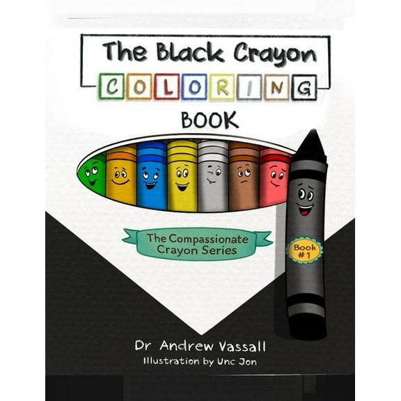 The Black Crayon Coloring Book, (Paperback)