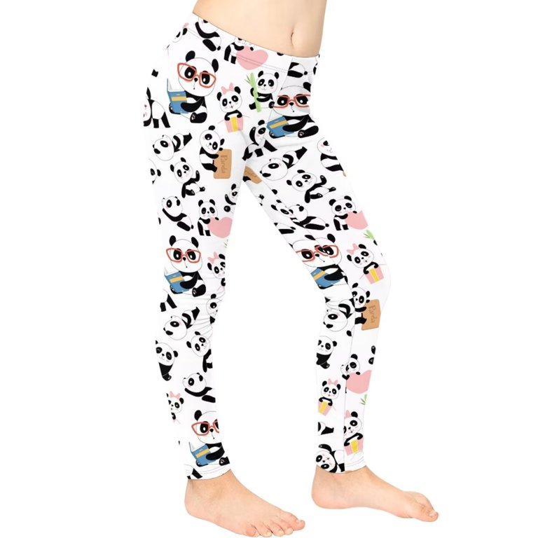 FKELYI Cute Pig Kids Leggings Size 12-13 Years Comfortable High Waisted  Yoga Pants Durable Outdoor Activities Teens Girls Active Tights