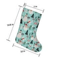 thumbnail image 5 of Christmas Stockings Santa and Snowman Pattern Blue 3 Pack 14.8 Inch, 5 of 5