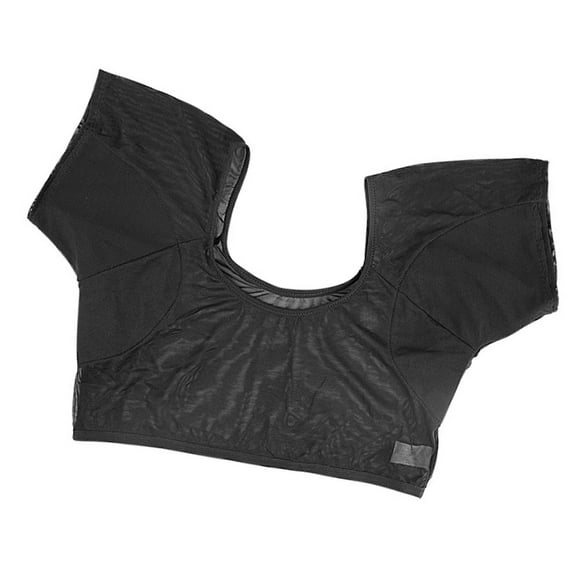 Underarm Sweat Vest Armpit Sweat Proof Pads Underwear Shirt Under Armpits Anti Sweat Short Sleeve Mesh Top for Women
