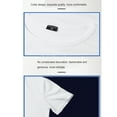 thumbnail image 1 of Becaristey T-Shirt Polyester Large Application Col Rond pour Jeans Ou Shorts T-Shirt Respirant Manches Courtes Jaune S 1Set, 1 of 5