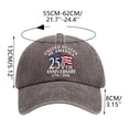 thumbnail image 3 of United States 250th Anniversary Hat, US 250th Anniversary Hat in Coffee, 250th Anniversary USA Hat Baseball Cap, 1776-2026 Patriotic Cap for Independence Day, Adjustable One Size, 3 of 7
